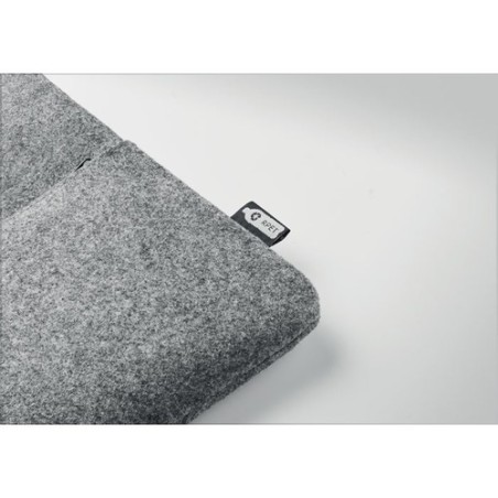 Sacoche d'ordinateur  en RPET personnalisée - TOPLO Matières : PET recyclé Couleurs : gris cadeau collaborateur premium