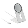 Chargeur portable magnétique personnalisé 15W pas cher - MELIS Matières : aluminium Couleurs : argenté mat