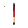 Stylet Multifonction Personnalisé en Bambou - Bille Milok Matières : bambou Couleurs : vert personnalisation rapide en France