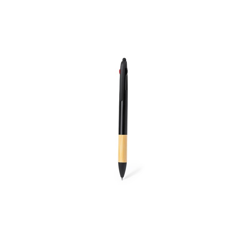Stylet Multifonction Personnalisé en Bambou - Bille Milok Matières : bambou Couleurs : vert personnalisation sur mesure