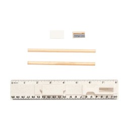 Set Éco-responsable de Kit Écolier Publicitaire Frensi Matières : ABS Couleurs : naturel goodies publicitaire événementiel