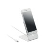 Chargeur portable magnétique personnalisé 15W pas cher - MELIS Matières : aluminium Couleurs : argenté mat cadeau entreprise pas