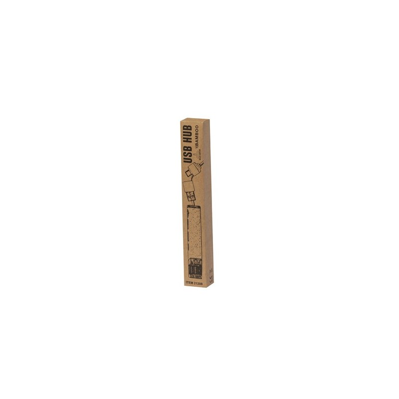 Port USB Éco-responsable High-Tech Personnalisé - Kartip pas cher Matières : bambou Couleurs : blanc livraison express 24h 48h