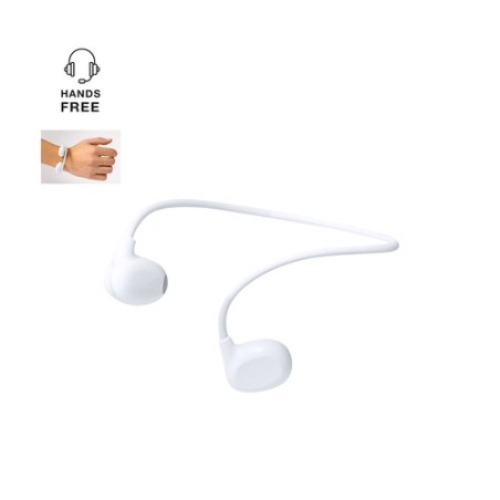 Écouteurs Bluetooth Personnalisés de Qualité Éco-responsable Pulsex pas cher Couleurs : blanc personnalisable avec votre logo