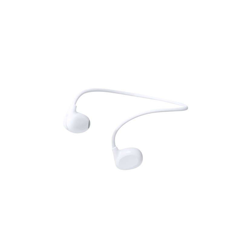 Écouteurs Bluetooth Personnalisés de Qualité Éco-responsable Pulsex pas cher Couleurs : blanc cadeau entreprise pas cher