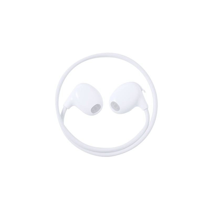 Écouteurs Bluetooth Personnalisés de Qualité Éco-responsable Pulsex pas cher Couleurs : blanc goodies publicitaire événementiel