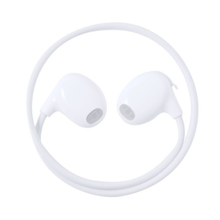 Écouteurs Bluetooth Personnalisés de Qualité Éco-responsable Pulsex pas cher Couleurs : blanc goodies publicitaire événementiel