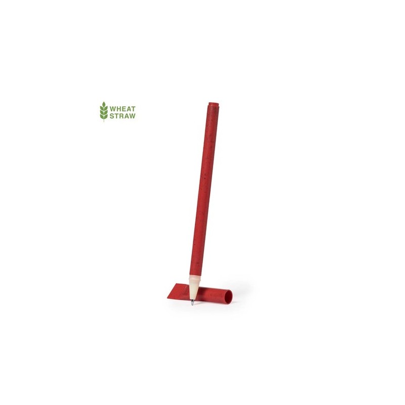 Stylo Éco-responsable Personnalisé et Élégant Lileo pas cher Matières : ABS Couleurs : rouge livraison express 24h 48h