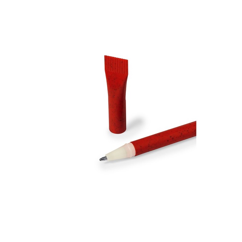 Stylo Éco-responsable Personnalisé et Élégant Lileo pas cher Matières : ABS Couleurs : rouge cadeau collaborateur premium