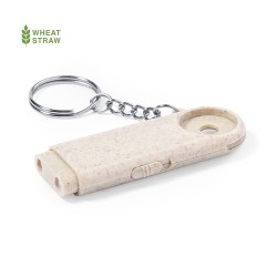 Porte-Clés Pratique et Éco-responsable Monnaie Personnalisé Evelyn Matières : ABS Couleurs : naturel 2