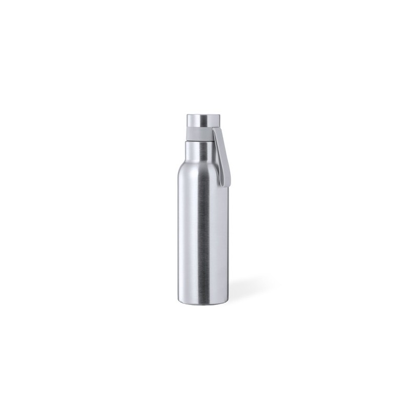 Gourde Isotherme Éco-responsable Personnalisée 500ml Conserve le Chaud & Froid Roach Matières : acier inoxydable Couleurs : gris