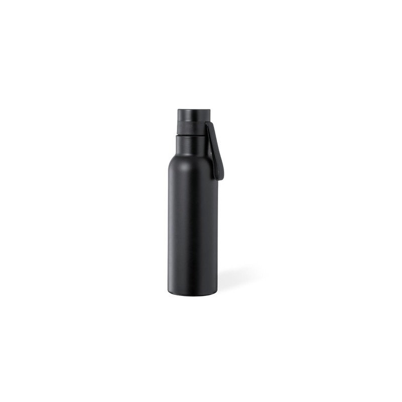 Gourde Isotherme Éco-responsable Personnalisée 500ml Conserve le Chaud & Froid Roach Matières : acier inoxydable Couleurs : gris