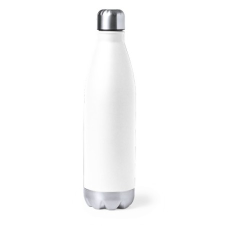 Bidon Thermique Personnalisé Élégant pas cher Willy Matières : acier inoxydable Couleurs : bleu marine cadeau affaires élégant