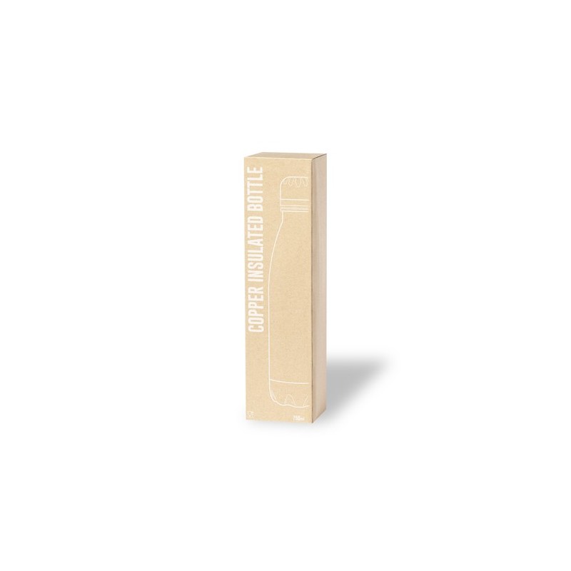 Bidon Thermique Personnalisé Élégant pas cher Willy Matières : acier inoxydable Couleurs : gris cadeau collaborateur premium