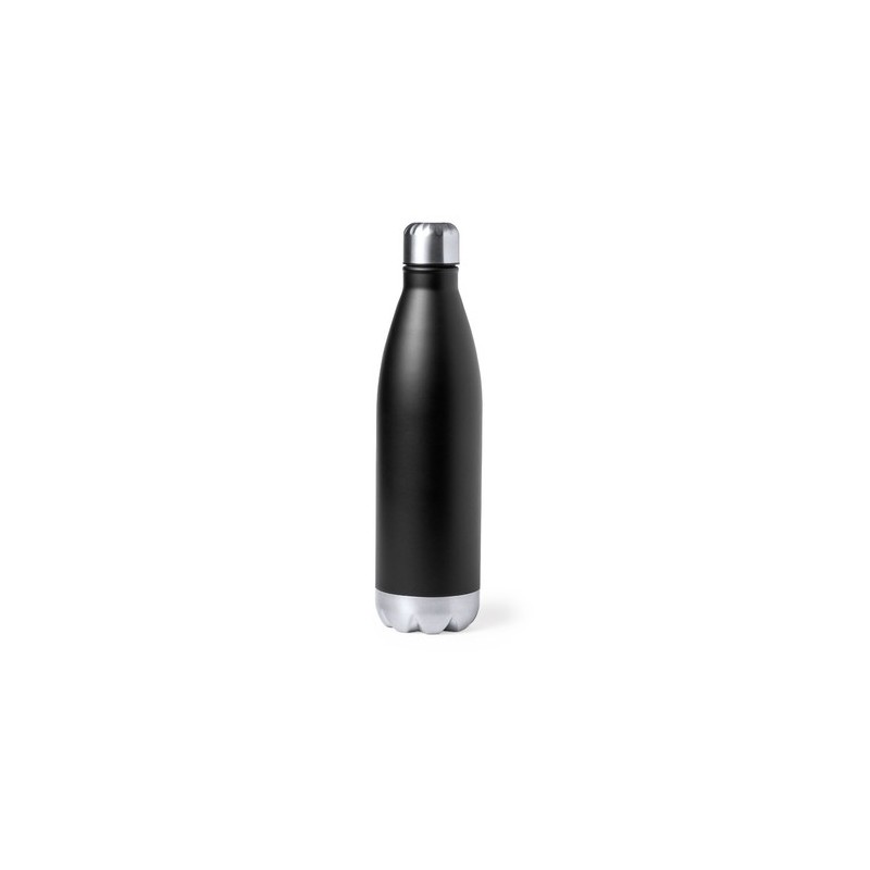 Bidon Thermique Personnalisé Élégant pas cher Willy Matières : acier inoxydable Couleurs : gris objet promo petit budget
