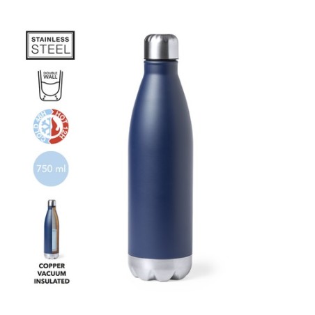 Bidon Thermique Personnalisé Élégant pas cher Willy Matières : acier inoxydable Couleurs : blanc objet promotionnel éco-responsa