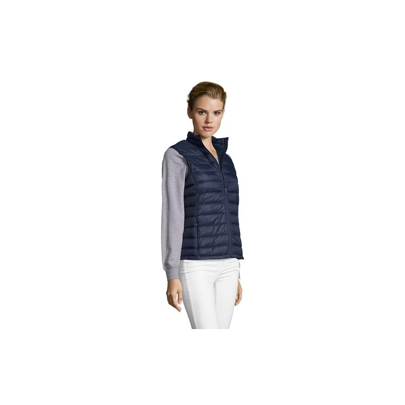 Doudoune Élégante et Confortable Personnalisée pour Femme - WILSON BW 380T Taille textile : L Couleurs : french navy impression 