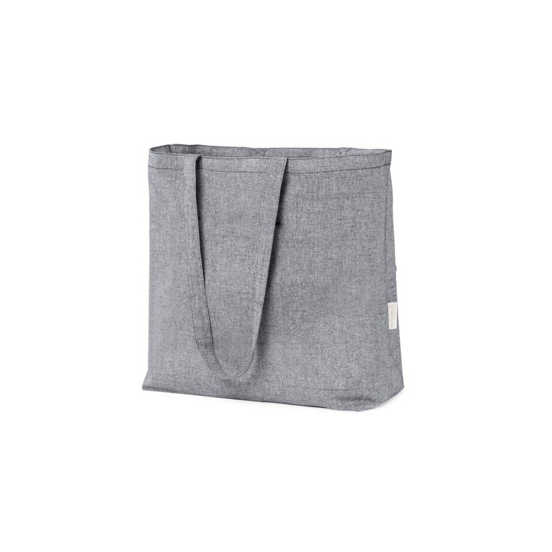 Sac Éco-responsable de Shopping Personnalisé - Periad pas cher Matières : coton recyclé Couleurs : naturel objet publicitaire ro