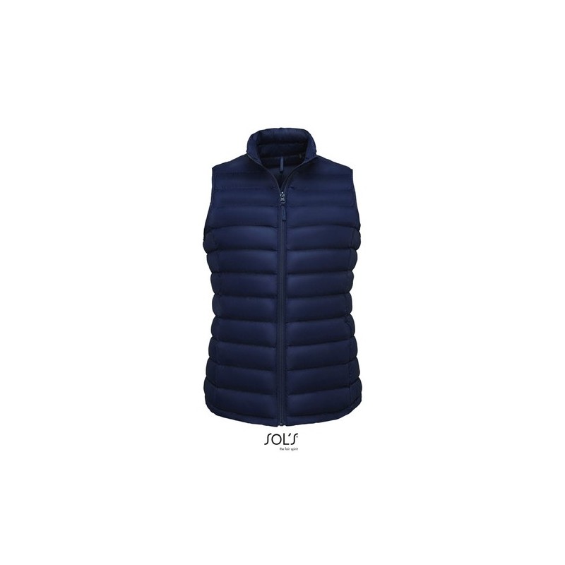 Doudoune Élégante et Confortable Personnalisée pour Femme - WILSON BW 380T Taille textile : L Couleurs : french navy impression 