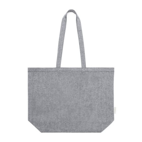 Sac Éco-responsable de Shopping Personnalisé - Periad pas cher Matières : coton recyclé Couleurs : noir impression haute définit