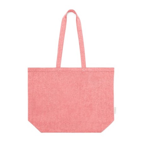 Sac Éco-responsable de Shopping Personnalisé - Periad pas cher Matières : coton recyclé Couleurs : noir marquage laser ultra pré