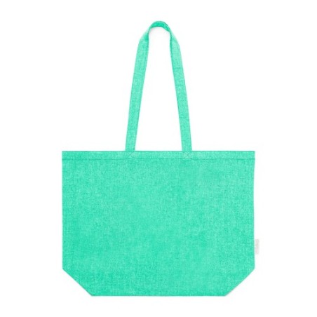 Sac Éco-responsable de Shopping Personnalisé - Periad pas cher Matières : coton recyclé Couleurs : noir cadeau client original
