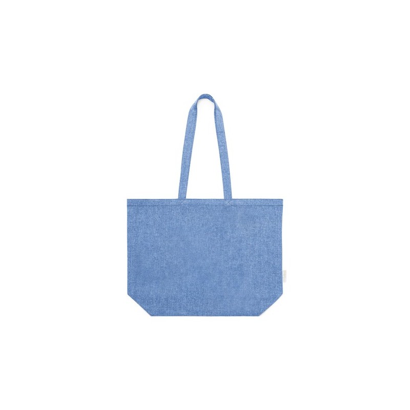 Sac Éco-responsable de Shopping Personnalisé - Periad pas cher Matières : coton recyclé Couleurs : noir goodies personnalisé en 
