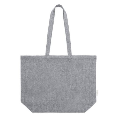 Sac Éco-responsable de Shopping Personnalisé - Periad pas cher Matières : coton recyclé Couleurs : noir cadeau entreprise pas ch