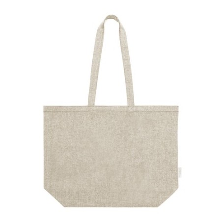 Sac Éco-responsable de Shopping Personnalisé - Periad pas cher Matières : coton recyclé Couleurs : rouge cadeau collaborateur pr
