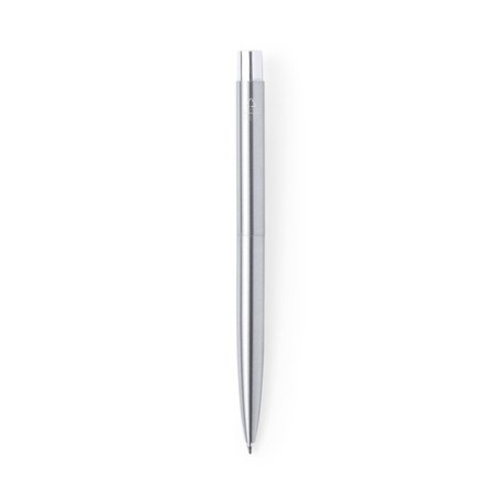 Stylo Éco-responsable Personnalisé Cadeau d'Entreprise Parfait - Wutax Couleurs : argenté Matières : acier inoxydable recyclé ma