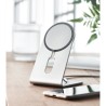 Chargeur portable magnétique personnalisé 15W pas cher - MELIS Matières : aluminium Couleurs : argenté mat livraison express 24h