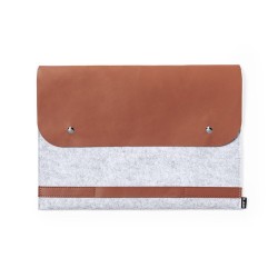 Housse Éco-responsable Personnalisée pour Ordinateur Portable - Brack Matières : PET recyclé Couleurs : gris