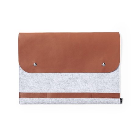 Housse Éco-responsable Personnalisée pour Ordinateur Portable - Brack Matières : PET recyclé Couleurs : gris
