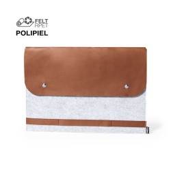 Housse Éco-responsable Personnalisée pour Ordinateur Portable - Brack Matières : PET recyclé Couleurs : gris 2