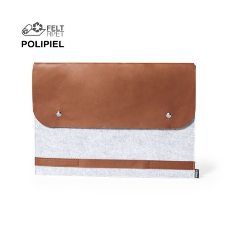 Housse Éco-responsable Personnalisée pour Ordinateur Portable - Brack Matières : PET recyclé Couleurs : gris personnalisable ave