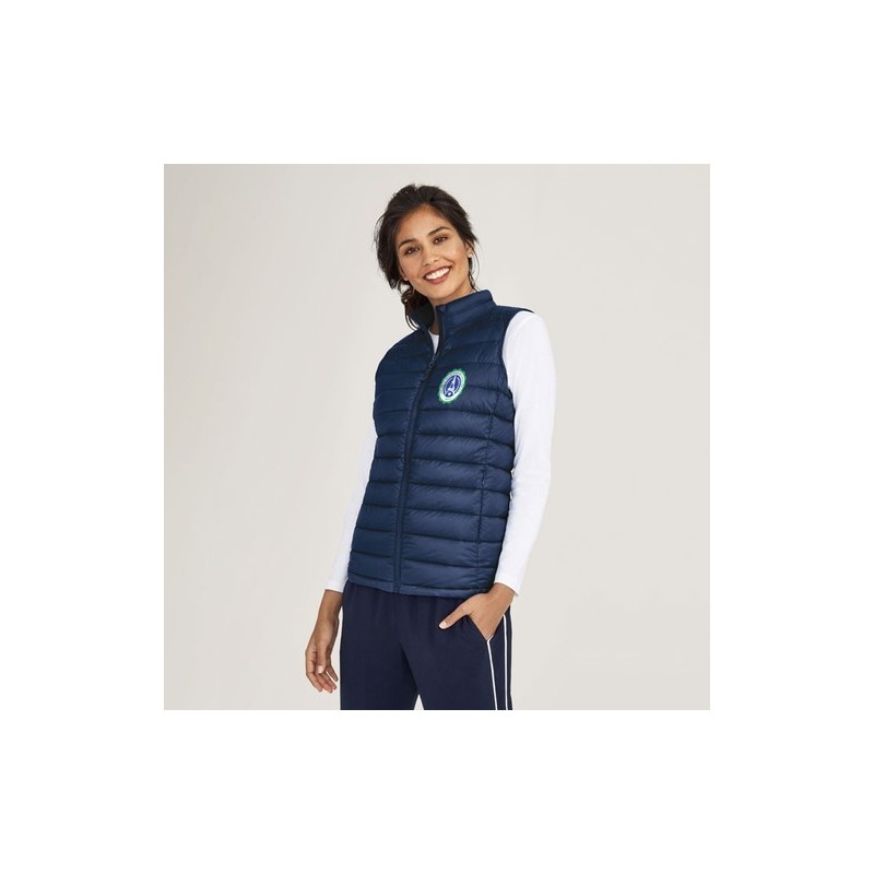 Doudoune Élégante et Confortable Personnalisée pour Femme - WILSON BW 380T Taille textile : XL Couleurs : french navy goodies pu