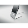 Chargeur portable magnétique personnalisé 15W pas cher - MELIS Matières : aluminium Couleurs : argenté mat objet promotionnel éc