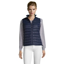 Doudoune Élégante et Confortable Personnalisée pour Femme - WILSON BW 380T Taille textile : XXL Couleurs : french navy impressio
