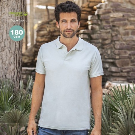 Polo Personnalisé Éco-responsable en Coton Bio pour Adulte - Ment Matières : coton organique Taille textile : XXL Couleurs : ver