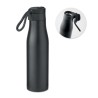 Bouteille isotherme double paroi personnalisée 600ml - URSUS Matières : acier inoxydable Couleurs : noir