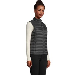 Doudoune Élégante et Confortable Personnalisée pour Femme - WILSON BW 380T Taille textile : XL Couleurs : noir marquage laser ul