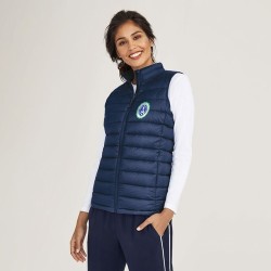Doudoune Élégante et Confortable Personnalisée pour Femme - WILSON BW 380T Taille textile : S Couleurs : french navy impression 