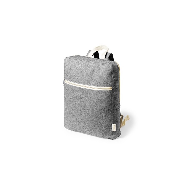 Sac à Dos Éco-responsable Personnalisé Nidoran Matières : coton recyclé Couleurs : noir