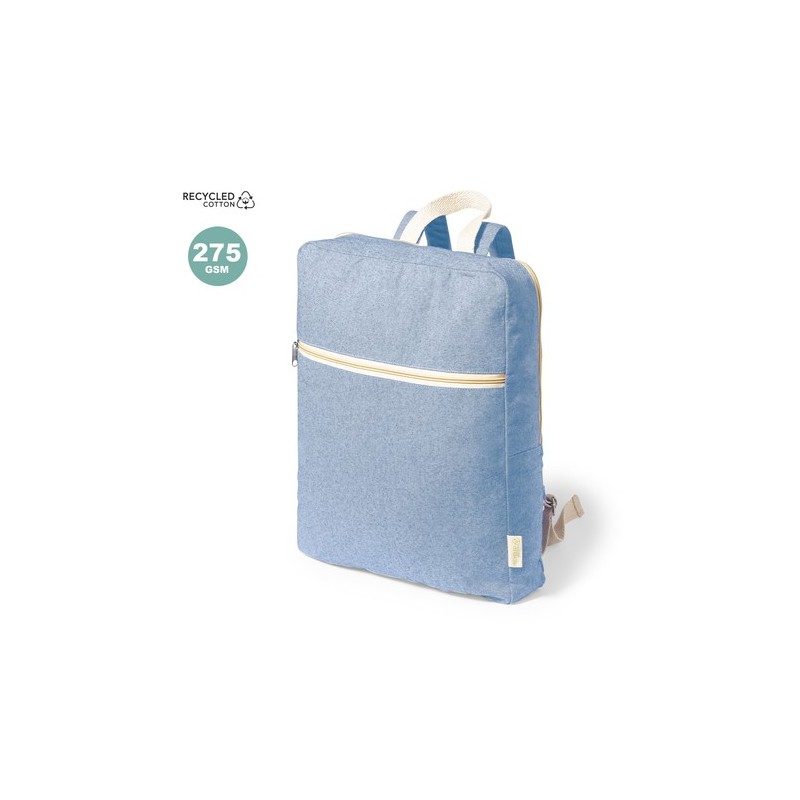 Sac à Dos Éco-responsable Personnalisé Nidoran Matières : coton recyclé Couleurs : noir marquage laser ultra précis