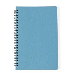 Cahier Éco-responsable et Personnalisable - Roshan Matières : polypropylène (PP) Couleurs : bleu
