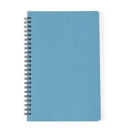 Cahier Éco-responsable et Personnalisable - Roshan Matières : polypropylène (PP) Couleurs : bleu
