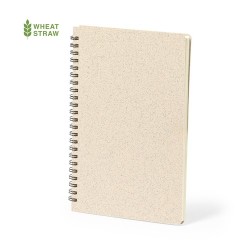 Cahier Éco-responsable et Personnalisable - Roshan Matières : polypropylène (PP) Couleurs : bleu 2