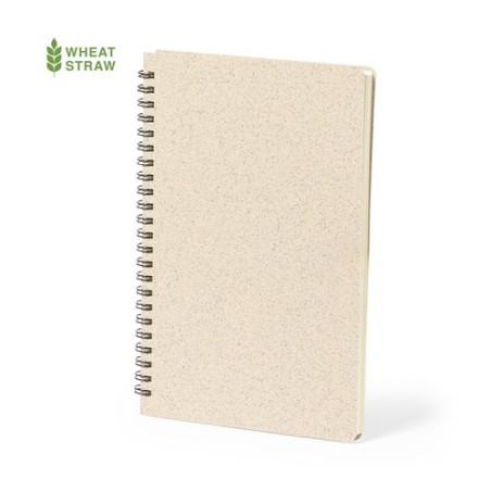 Cahier Éco-responsable et Personnalisable - Roshan Matières : polypropylène (PP) Couleurs : bleu marquage laser ultra précis
