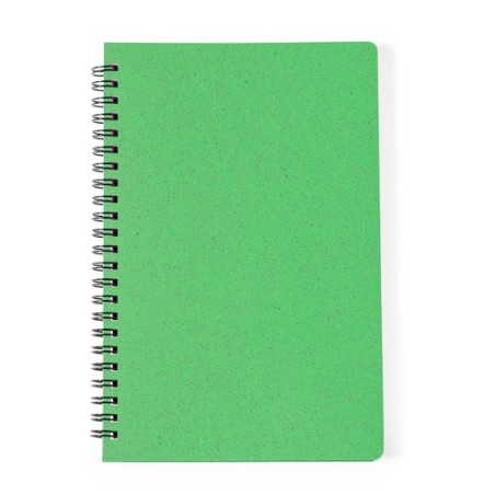 Cahier Éco-responsable et Personnalisable - Roshan Matières : polypropylène (PP) Couleurs : bleu objet promotionnel éco-responsa
