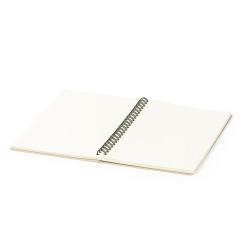 Cahier Éco-responsable et Personnalisable - Roshan Matières : polypropylène (PP) Couleurs : naturel accessoire événementiel uniq